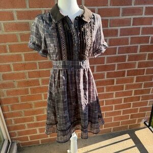 Axes Femme plaid dress